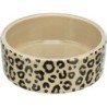 Leo, miska ceramiczna, w panterkę, mix kolorów, 0.3 l/? 12 cm