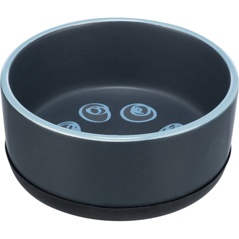 Miska ceramiczna z gumową podstawą, 0.75 l/ř 16 cm