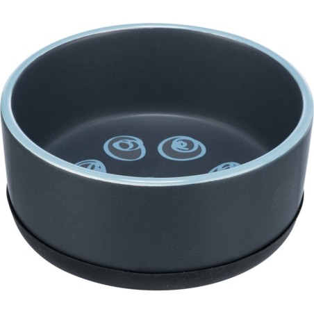 Miska ceramiczna z gumową podstawą, 0.75 l/ř 16 cm