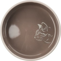 Miska dla kotów ras krótkopyskich, ceramiczna, 0.3 l/o 15 cm