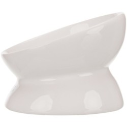 Miska ceramiczna, cat, 0.15 l/o 13 cm, biała