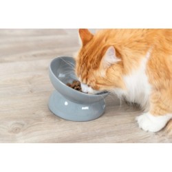 Miska XXL, szara, ceramiczna, 0.35 l/o 17 cm