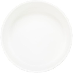 Miska ceramiczna, dla psa/kota, biała, 0.4 l/? 13 cm