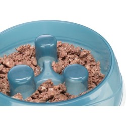 MISKA plastikowa wymuszająca wolne jedzenie 0,45l/śr.20cm