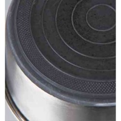 MISKA METALOWA Z GUMOWĄ PODSTAWĄ 2,5L/24cm