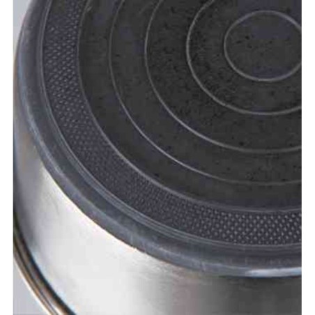 MISKA METALOWA Z GUMOWĄ PODSTAWĄ 2,5L/24cm