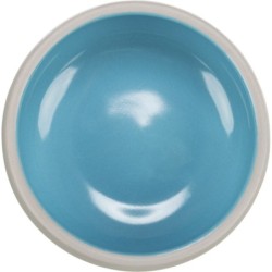 Miska, dla kota, ceramiczna, 0.3 l/o 11 cm, z gumową podstawą, różne kolory