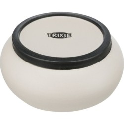 Miska, dla kota, ceramiczna, 1 l/o 17 cm, z gumową podstawą, różne kolory