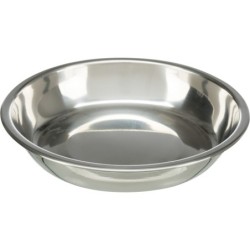 Zestaw misek, biały, melamina/stal nierdzewna, 2 × 0.2 l/o 13 cm/27 × 3 × 14 cm