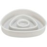 Slow Feeding, miska, dla kota, szara, plastik/TPR, 0,35 l/15×15 cm, spowalniająca jedzenie