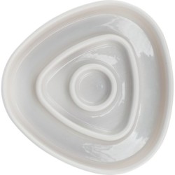 Slow Feeding, miska, dla kota, szara, plastik/TPR, 0,35 l/15×15 cm, spowalniająca jedzenie