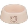 Miska, dla kota, ceramiczna, różowa, 0,15 l/12 cm
