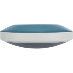 Slow Feeding Rocking Bowl, miska, dla psa, szara, niebieska, plastik/TPR, 0,5 l/ 23 cm, spowalniająca jedzenie