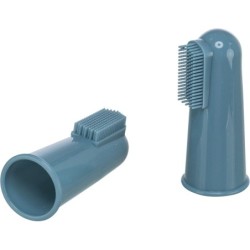 Zestaw silikonowych szczoteczek do zebów dla psa/kota, 6cm, 2 szt.