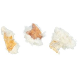 Skóra królicza z sierścią, przysmak, dla psa, 500g