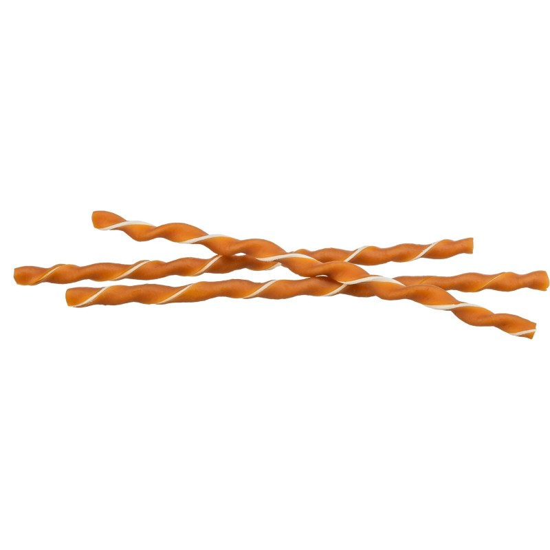 Twisters, przysmak, dla psa, skóra surowa pokryta kurczakiem, 34cm/40g, 50szt/OPAK