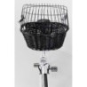 WIKLINOWY KOSZYK DO ROWERU  50×41×35 cm CZARNY