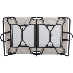 Leżak, dla psa, beżowy/czarny, 120x19x70 cm