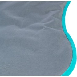 Legowisko kempingowe, dla psa, ciemnoszare/petrol, 69 × 20 × 69 cm, składane