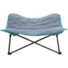 Legowisko kempingowe, dla psa, ciemnoszare/petrol, 88 × 32 × 88 cm, składane