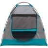 Namiot, dla psa, ciemnoszary/petrol, 80 × 63 × 65 cm