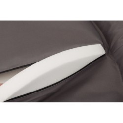 Poduszka Samoa Classic, 80 × 60 cm, szara