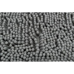 Mata absorbująca brud, szara, 80 × 60 cm, wodoodporna