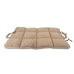 Legowisko/ mata składana dla psa, jasnobrązowe, 90*66cm