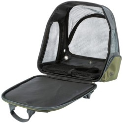 Lyla, plecak, dla psa, szary/niebieski, 34 x 22 x 42 cm