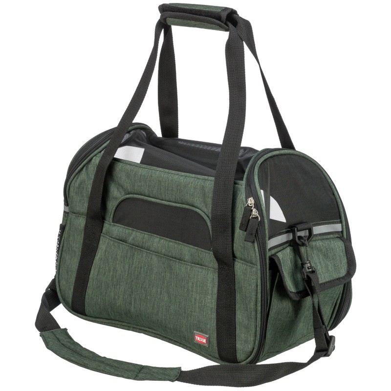 Madison, torba, dla psa, oliwkowa zieleń, 19 x 28 x 42 cm