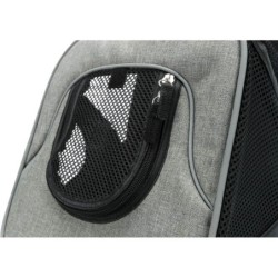 TORBA DO NOSZENIA Z PRZODU 30x26x33 CZARNO-SZARA