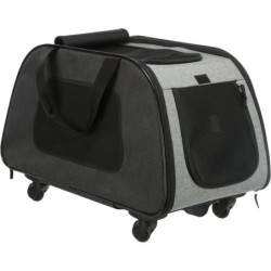 Torba na kółkach/transporter, 34 × 43 × 67 cm, czarno/szara