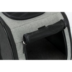 Torba na kółkach/transporter, 34 × 43 × 67 cm, czarno/szara