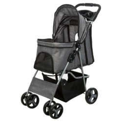 Wózek, dla zwierząt, szary, 47 × 100 × 80 cm, 4,9kg