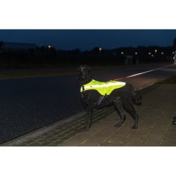 Kamizelka odblaskowa, dla psa, L: 60 cm, żółta