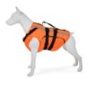 Kamizelka ratunkowa dla psa, XXL, 76-117 cm, 55-83 cm, 51 cm, pomarańczowa, materiał Oxford