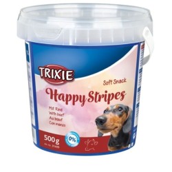MIĘKKIE PRZEKĄSKI DLA PSA Happy Stripes, 500 g