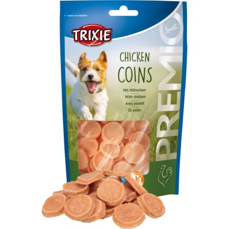 TALARKI Z MIĘSEM DROBIOWYM 100g  -CHICKEN COINS 100g