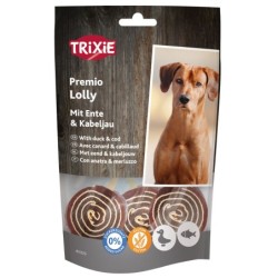 PREMIO Lolly, przysmak, dla psa, kaczka i dorsz, 11 cm, 80 g