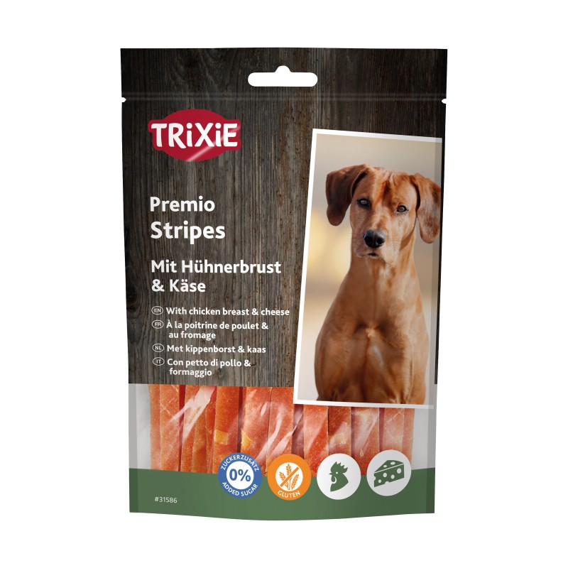 SNAKI Premio Paski serowe z kurczaka, 100G