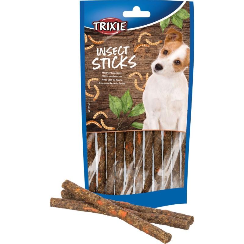 Insect Sticks, kabanosy z insektów, dla psa, 80 g