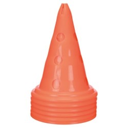 Tor przeszkód dla psa Dog Activity, zestaw 3 części, o 23 × 30 cm, 78 cm, pomarańczowy/żółty