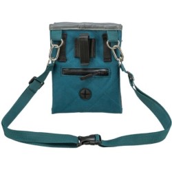 Twin, torebka na przysmaki, dla psa, petrol, 15 × 18 × 2.5 cm