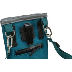 Twin, torebka na przysmaki, dla psa, petrol, 15 × 18 × 2.5 cm