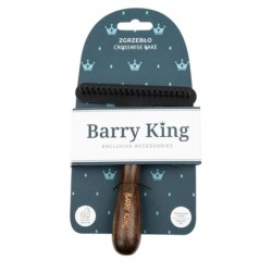 Ekskluzywne zgrzebło poprzeczne, dla zwierząt, metalowa nasada,  20 pinów, wym.11x15,1cm