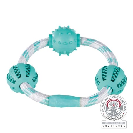 Sznur z piłkami „Denta Fun”, o 20 cm