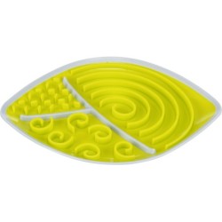 Taca na przysmaki Lick'n'Snack, dla psa, w kształcie liścia, TPR/PP, 28 x 21 cm