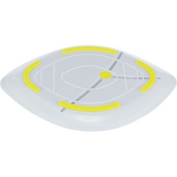 Taca na przysmaki Lick'n'Snack, dla psa, w kształcie liścia, TPR/PP, 28 x 21 cm