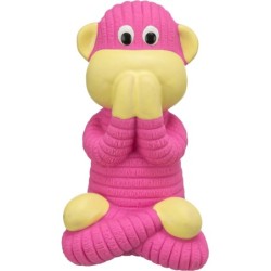 Małpka, zabawka, dla psa, latex, 12 cm, 3szt/OPAK, z dźwiękiem