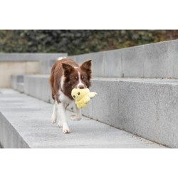 Ośmiornica, zabawka, dla psa, plusz, 19 cm, dwustronna, z dźwiękiem